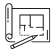 Icono plano de construcción