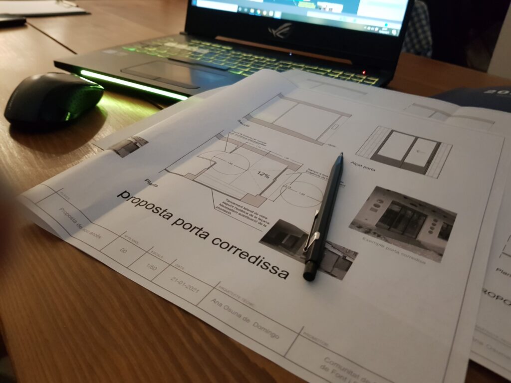 plano del interior de una casa